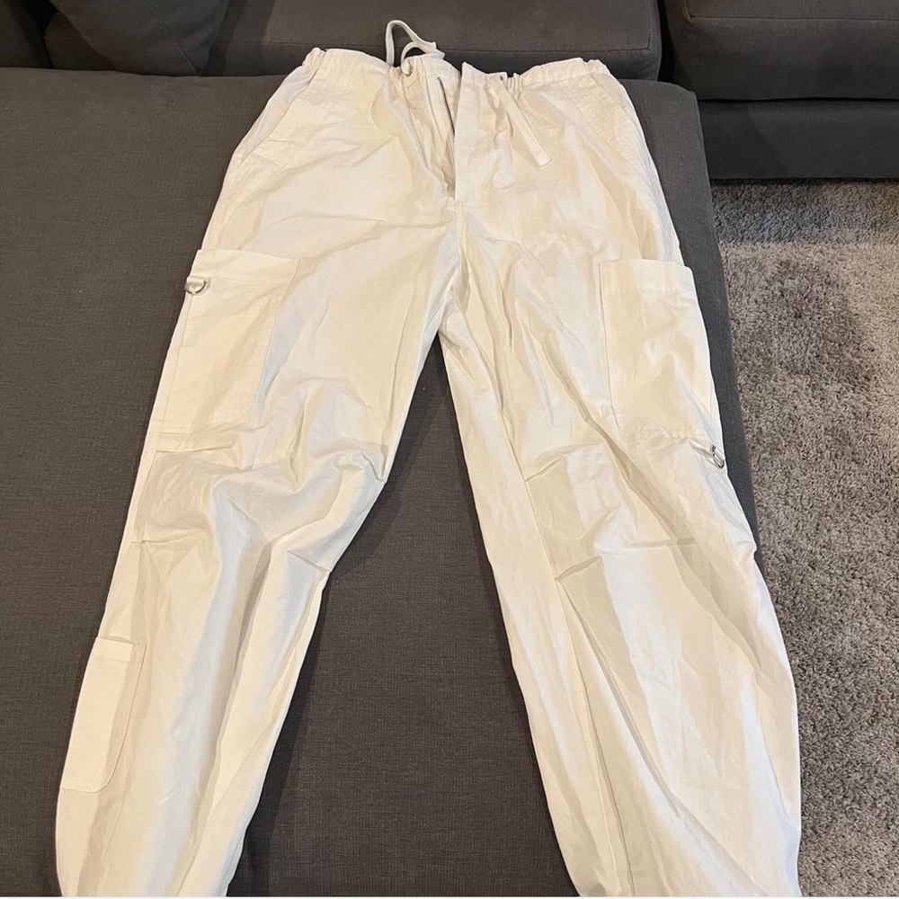 Women’s Classic White Cargo Pants